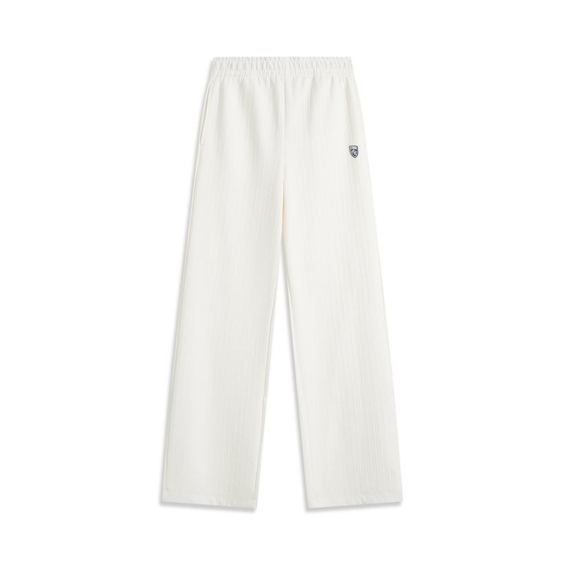 Li Ning Sports Trend Series Однотонные Спортивные брюки средней посадки Свободные Дышащие Универсальные Прямого кроя Женские брюки Белый AKLV064-1 L
Li Ning Sports Trend Series Однотонные Спортивные брюки средней посадки Свободные Дышащие Универсальные Прямого кроя Женские брюки Белый AKLV064-1 L