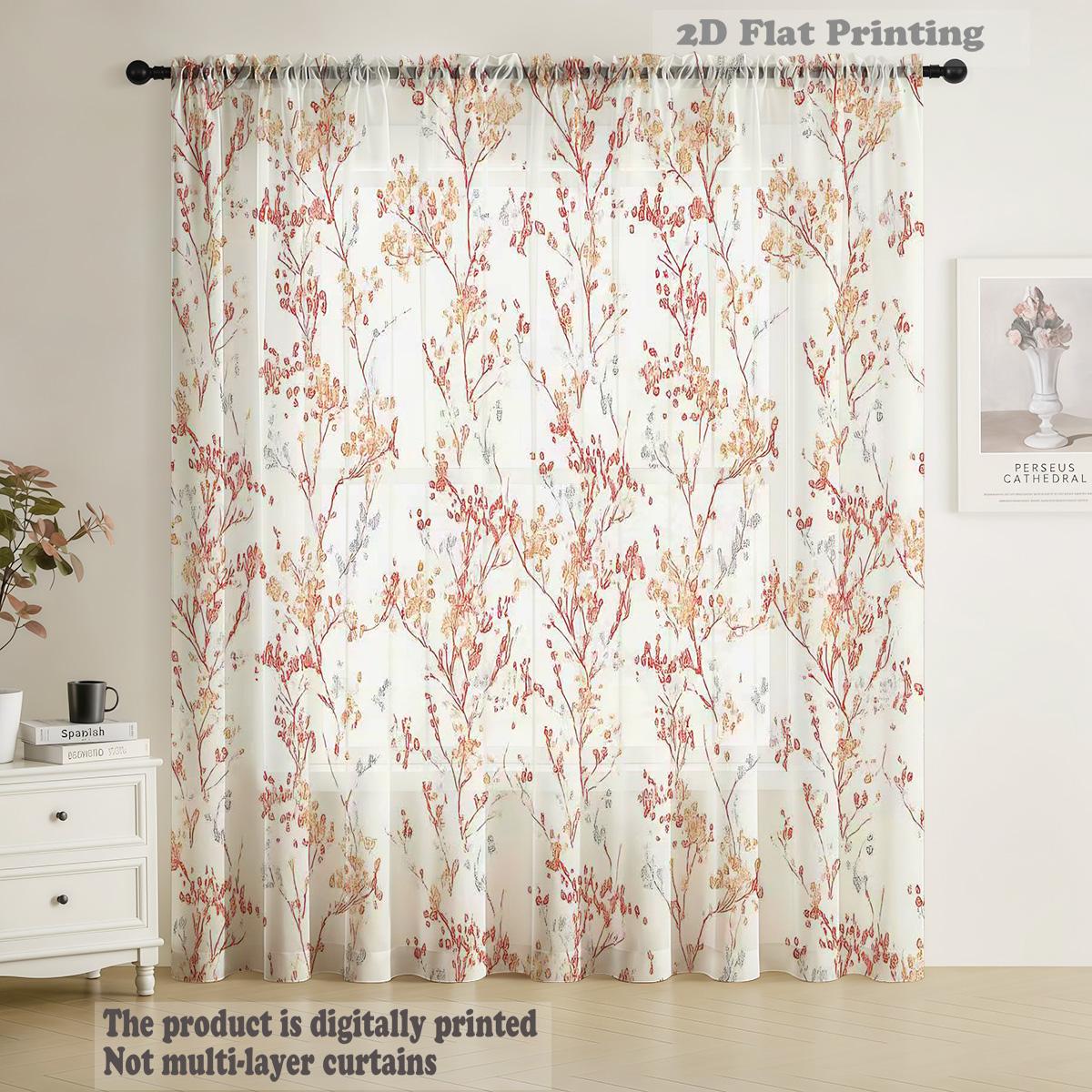 Modern Minimalist Warm Tone Window Curtain Single Piece Natural Atmosphere Low Saturation Transparent Texture Style With Rod Pocket Polyester W100*H70(CM)-Hooks&1PCS
Modern Minimalist Warm Tone Window Curtain Single Piece Natural Atmosphere Low Saturation Transparent Texture Style With Rod Pocket Polyester W100*H70(CM)-Hooks&1PCS