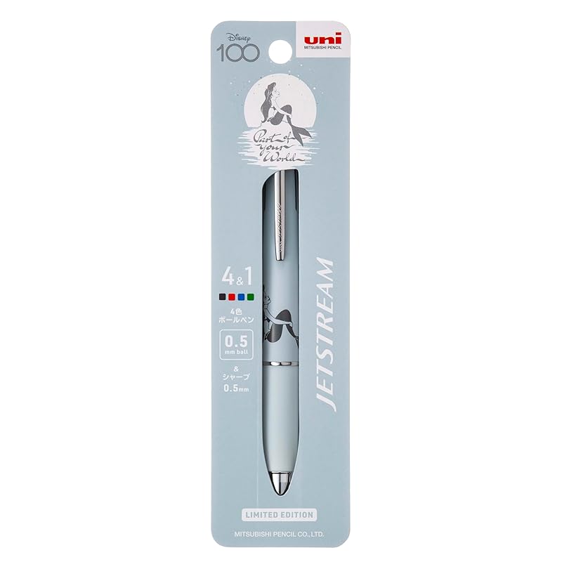 mitsubishi pencil multifunction pen jet stream 4&1 0.5 limited disney ariel AR ice blue MSXE516D5PARI
mitsubishi pencil multifunction pen jet stream 4&1 0.5 limited disney ariel AR ice blue MSXE516D5PARI