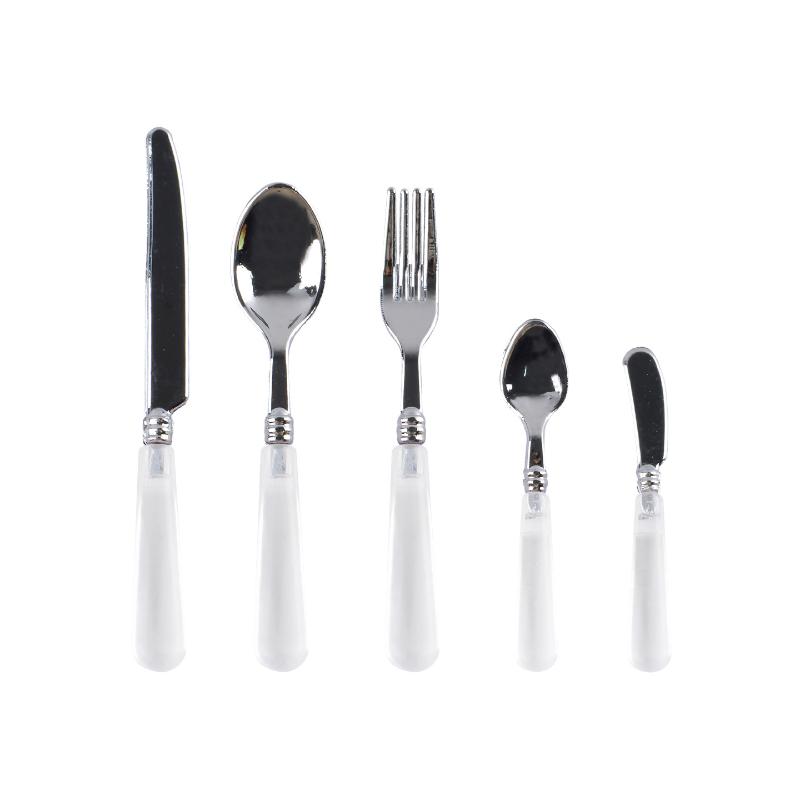5Pcs Doll Accessories 1/6 Scale Miniature Dollhouse Kitchen Mini Knives Forks Spoons Tableware Set Model Girl Gift
5Pcs Doll Accessories 1/6 Scale Miniature Dollhouse Kitchen Mini Knives Forks Spoons Tableware Set Model Girl Gift