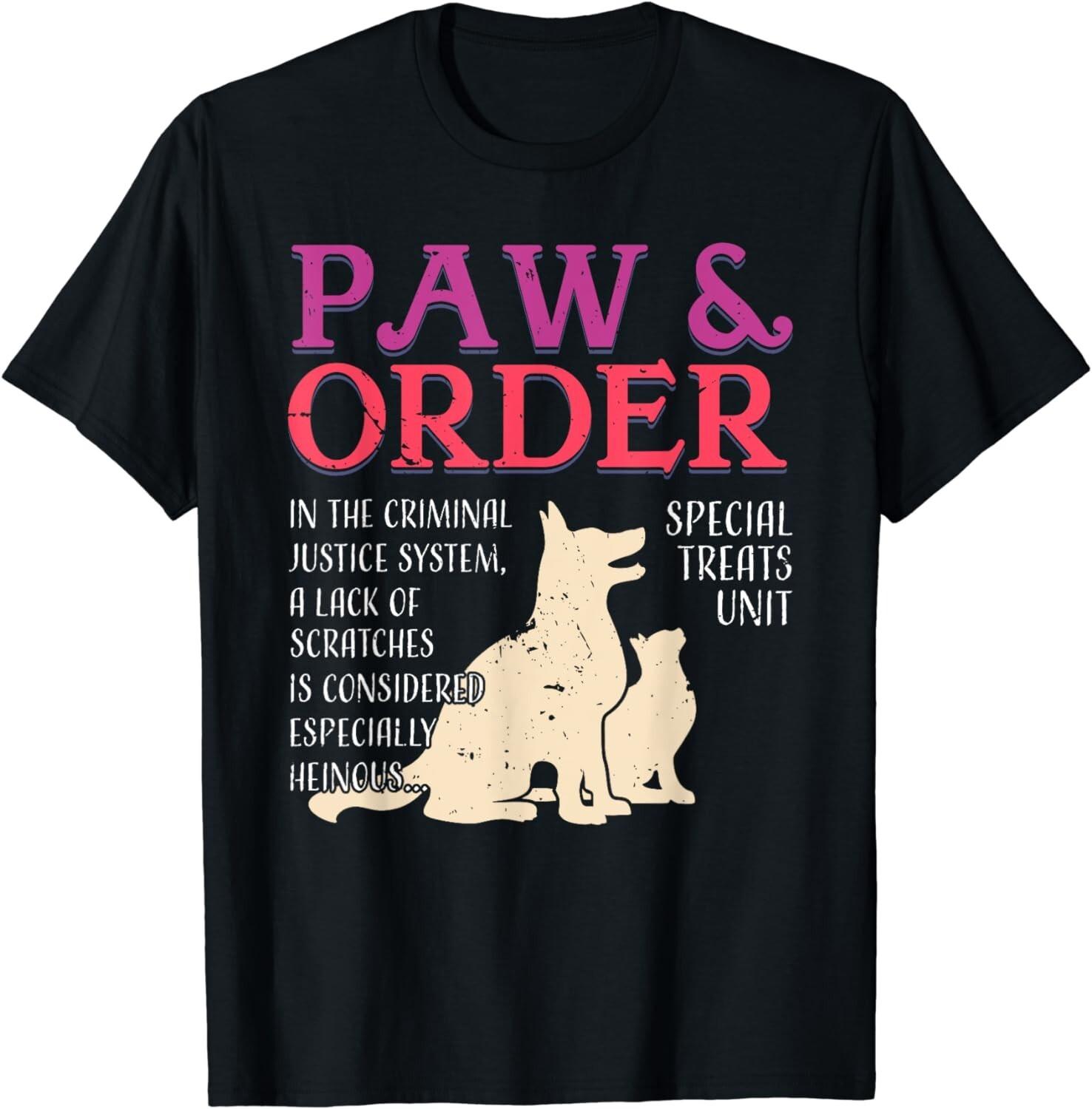 Paw and Order Special Feline Unit Pets Training Dog Cat Gift Unisex T-Shirt 5XL різнокольоровий
Paw and Order Special Feline Unit Pets Training Dog Cat Gift Unisex T-Shirt 5XL різнокольоровий