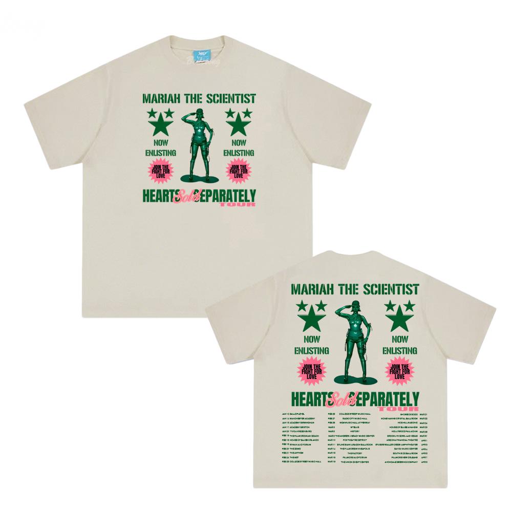 Mariah The Scientist Hearts Sold Separately Tour Топи Бавовняна Футболка з Круглим Вирізом М яка Футболка Високої Якості Жіночий Одяг Топи M пісочний
Mariah The Scientist Hearts Sold Separately Tour Топи Бавовняна Футболка з Круглим Вирізом М яка Футболка Високої Якості Жіночий Одяг Топи M пісочний
