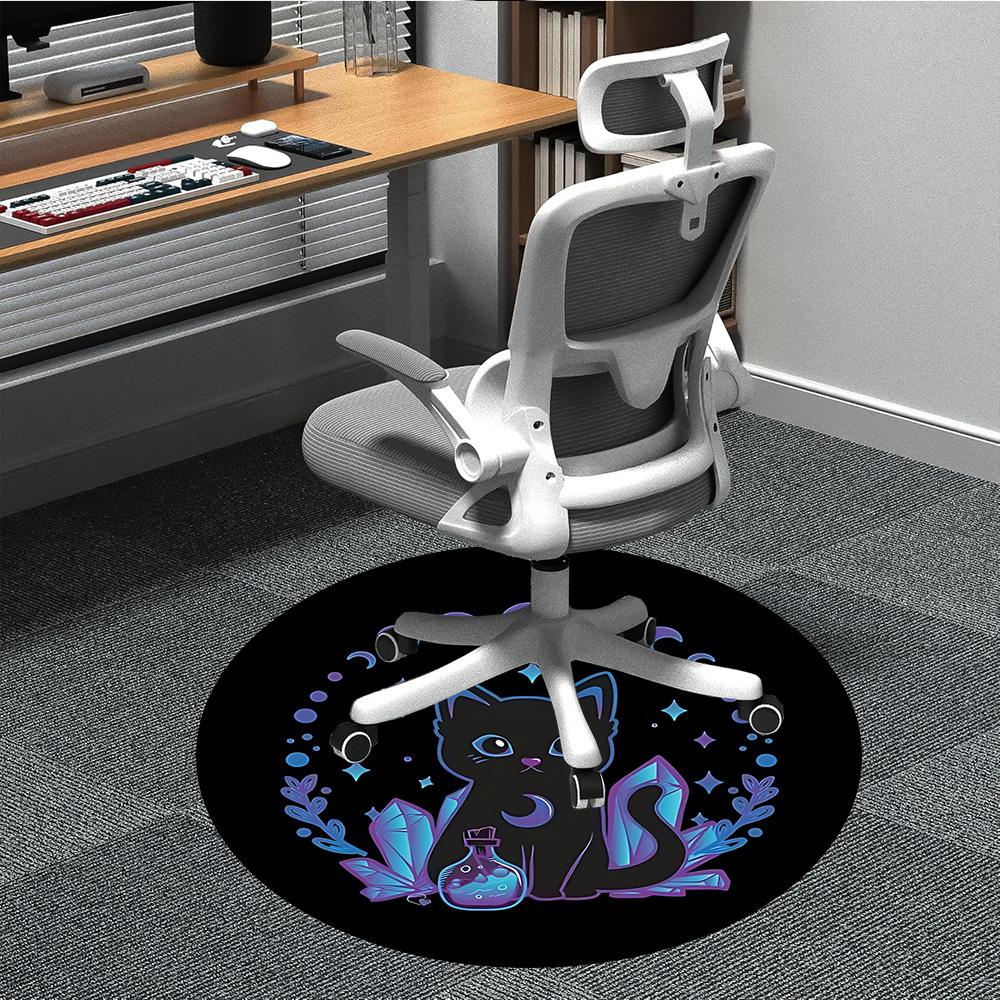 1pc Moonstone Cat Office Round Area Rug, Under Office Chairs Bedroom Living Room Home Decor, Room Deco, Available in Various Sizes 80cm
1pc Moonstone Cat Office Round Area Rug, Under Office Chairs Bedroom Living Room Home Decor, Room Deco, Available in Various Sizes 80cm