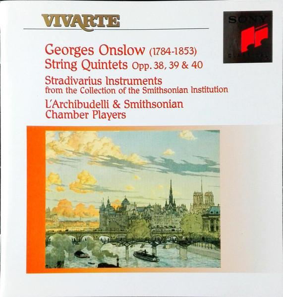CD GEORGE ONSLOW LARCHIBUDELLI SM String Quintets Opp. 38 39 40 SK64308 Sony Classical 1995 Germany Classical Used
CD GEORGE ONSLOW LARCHIBUDELLI SM String Quintets Opp. 38 39 40 SK64308 Sony Classical 1995 Germany Classical Used