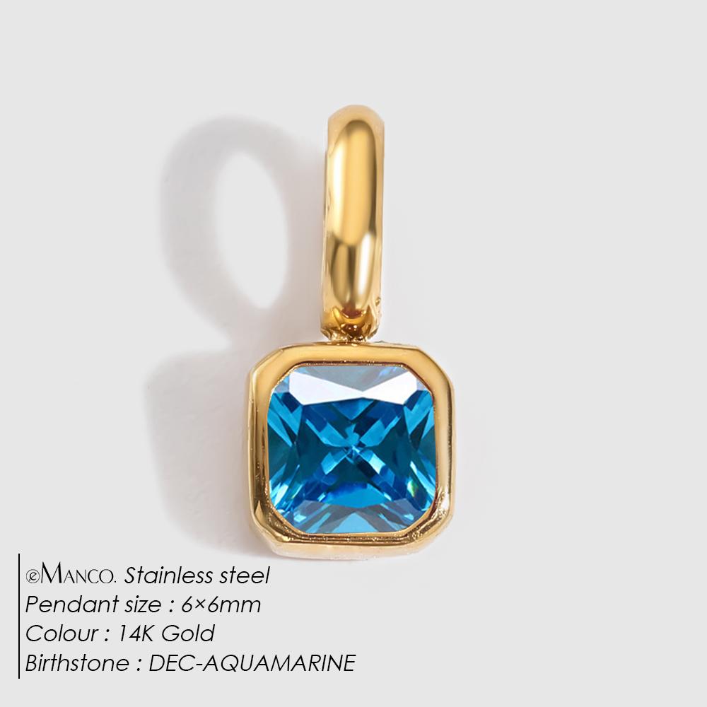 eManco Stainless Steel Classic Octagon Birthstone Charms 14K Gold Plated Pendant For DIY Jewelry Making Necklace
eManco Stainless Steel Classic Octagon Birthstone Charms 14K Gold Plated Pendant For DIY Jewelry Making Necklace