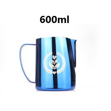 Frothing Pitcher 600ml Espresso Stainless Steel Pull Flower Cup Latte Coffee Milk Mug Frother Milk Foaming For Barista Tool синій
Frothing Pitcher 600ml Espresso Stainless Steel Pull Flower Cup Latte Coffee Milk Mug Frother Milk Foaming For Barista Tool синій