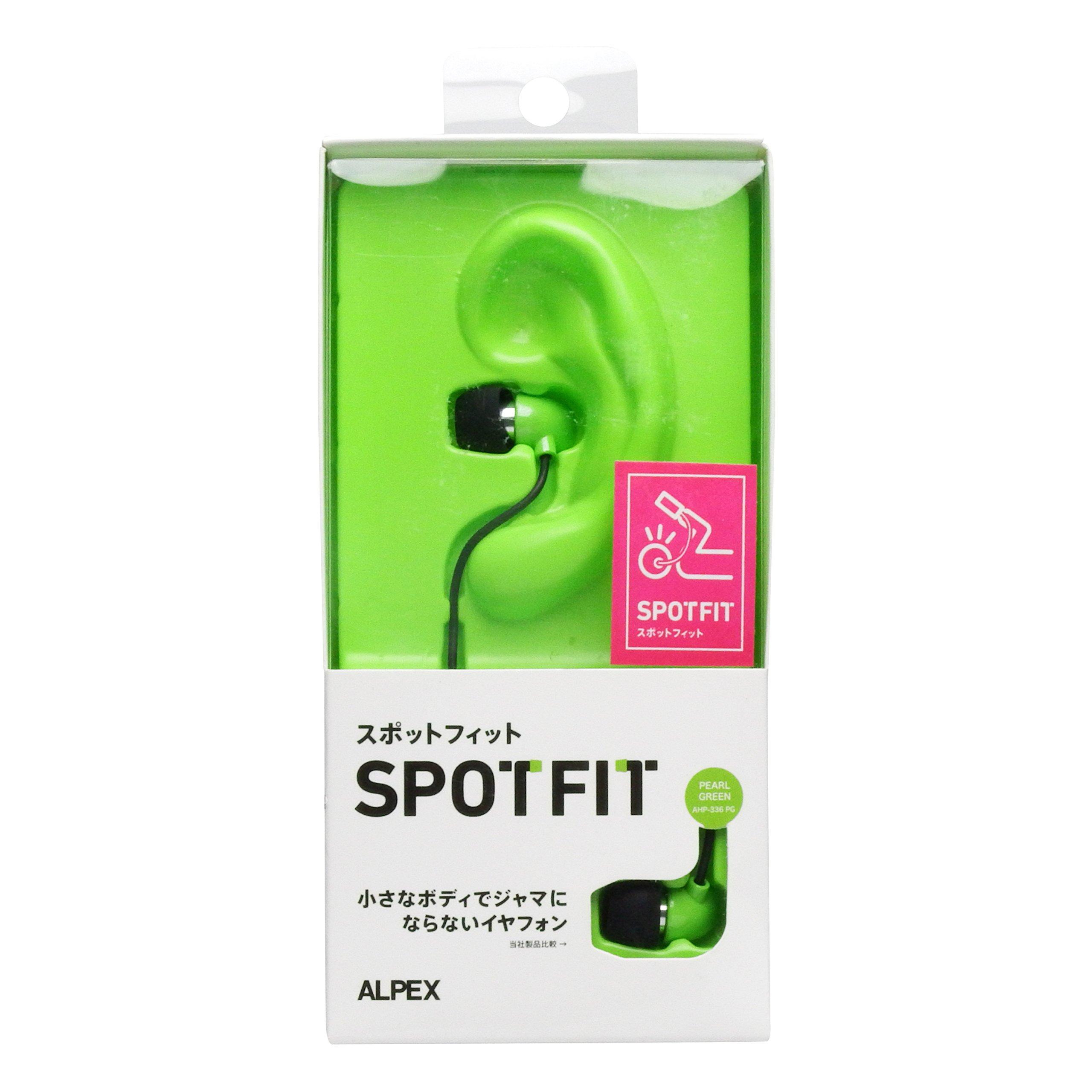 ALPEX canal type earphones 336 pastel green AHP-336PG 
ALPEX canal type earphones 336 pastel green AHP-336PG