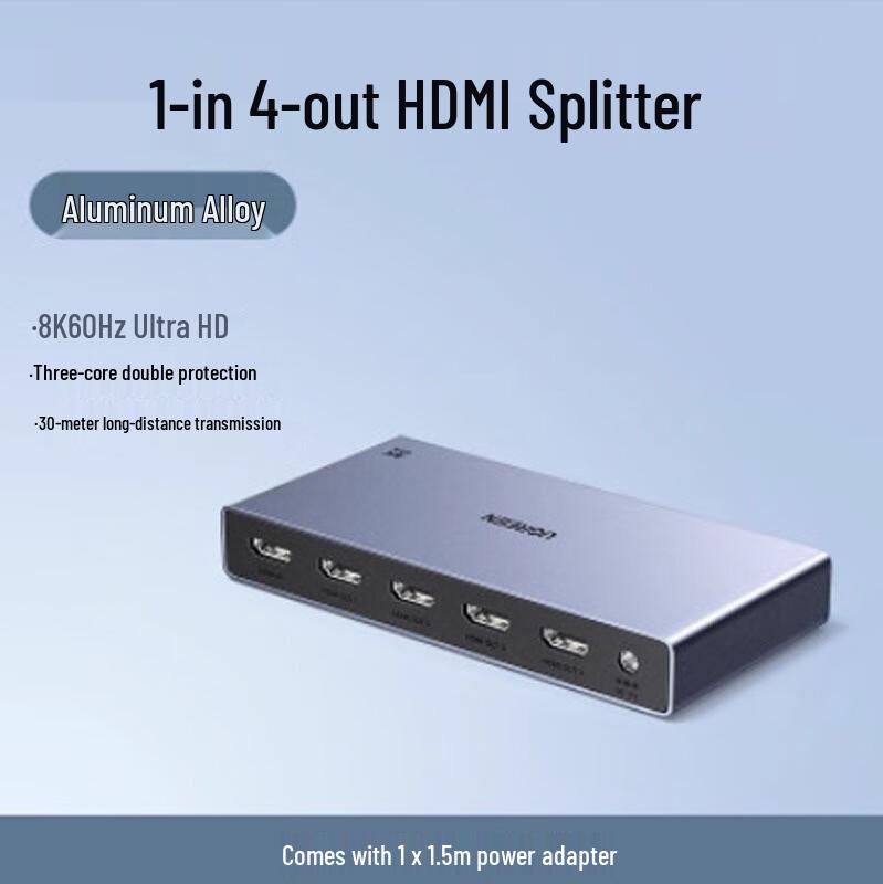 Ugreen CM713 HDMI Splitter
Ugreen CM713 HDMI Splitter