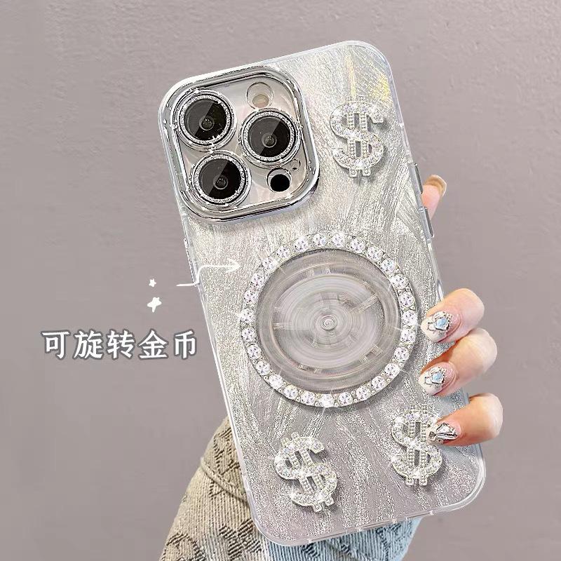 Rhinestone Dollar Fun Rotary Mobile Phone Case For Apple 16 Pro Chain Iphone17Promax Fine Hole 14 iPhone 11
Rhinestone Dollar Fun Rotary Mobile Phone Case For Apple 16 Pro Chain Iphone17Promax Fine Hole 14 iPhone 11