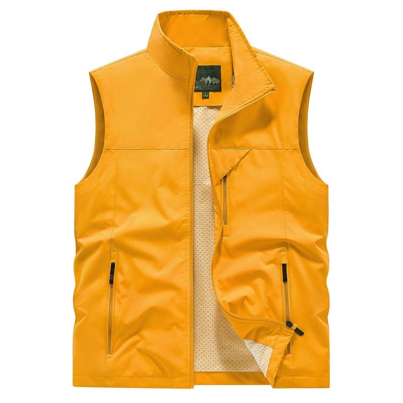 Men s Stand Collar Cargo Vest Lightweight Polyester Casual Sleeveless Jacket XXXL
Men s Stand Collar Cargo Vest Lightweight Polyester Casual Sleeveless Jacket XXXL