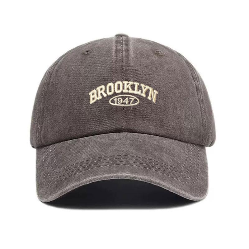 Dad Cap Retro Letter Embroidery Streetwear Outdoor Sun Hats Cotton Washed Baseball Cap Men Women Vintage Brooklyn Adjustable
Dad Cap Retro Letter Embroidery Streetwear Outdoor Sun Hats Cotton Washed Baseball Cap Men Women Vintage Brooklyn Adjustable