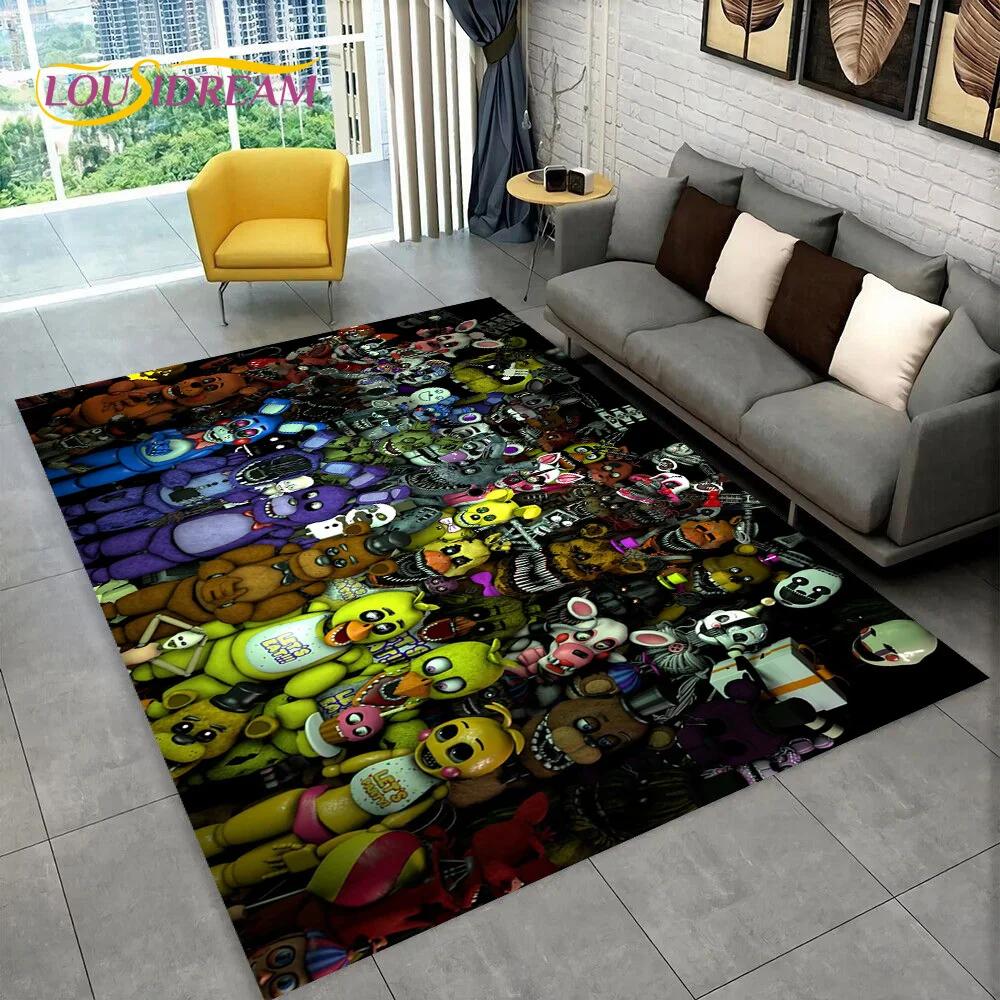 Horror Game FNAF Freddy Movie Carpet Rug for Home Living Room Bedroom Sofa Doormat Decor,kids Play Area Rug Non-slip Floor Mat 40x60cm
Horror Game FNAF Freddy Movie Carpet Rug for Home Living Room Bedroom Sofa Doormat Decor,kids Play Area Rug Non-slip Floor Mat 40x60cm