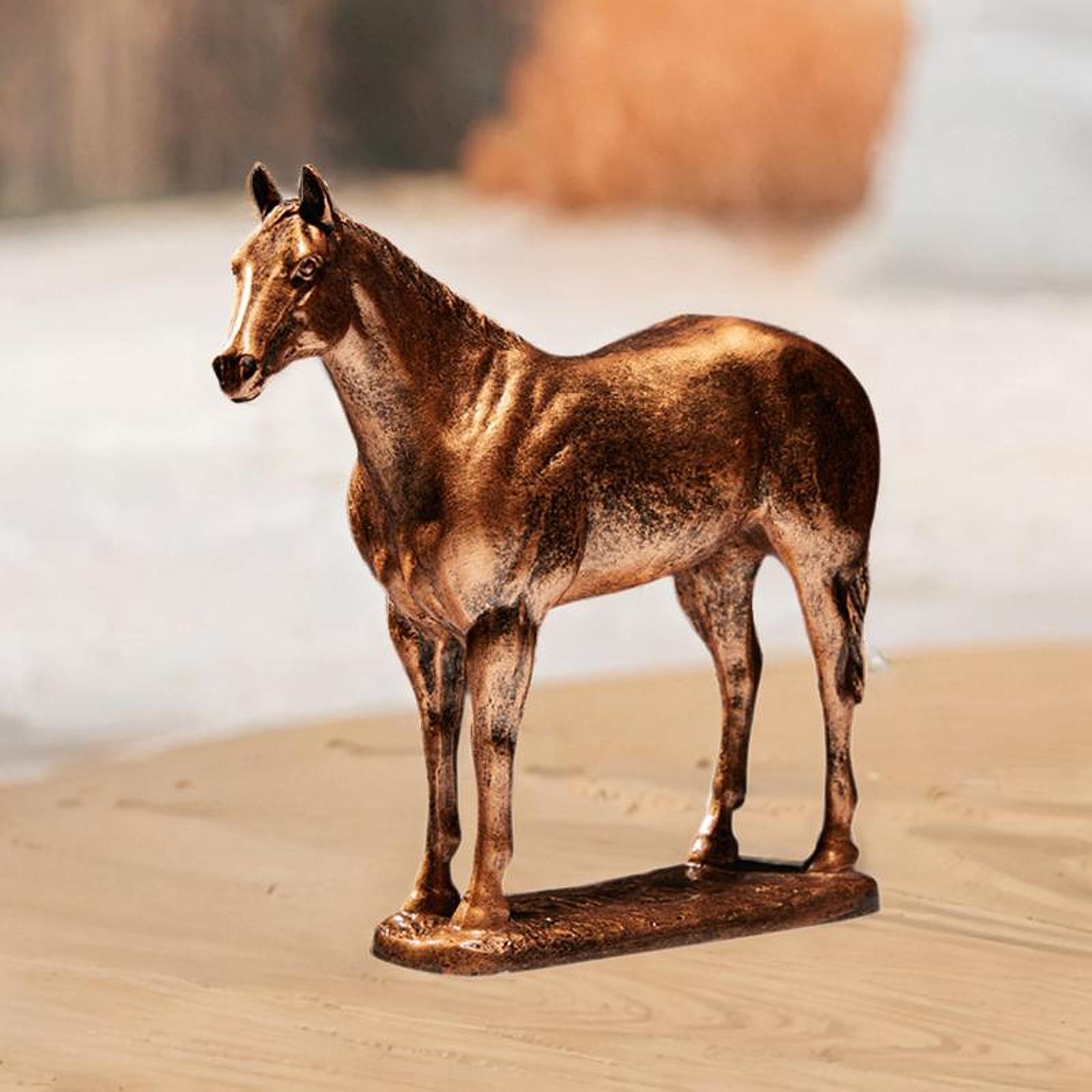 Horse Statue Collectible Resin Animal Sculpture for Bookshelf Cabinet Office бронзовий
Horse Statue Collectible Resin Animal Sculpture for Bookshelf Cabinet Office бронзовий