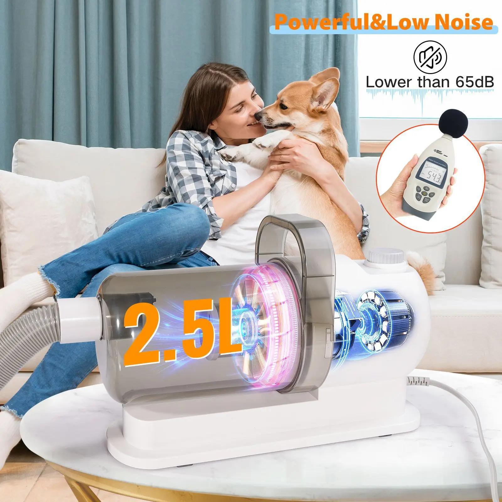 6 In 1 Dog Hair Vacuum & Cat Dog Grooming Kit Pet Grooming Vacuum with 2.5L Capacity Large Suction & Low Noise Pet Hair Cleaner
6 In 1 Dog Hair Vacuum & Cat Dog Grooming Kit Pet Grooming Vacuum with 2.5L Capacity Large Suction & Low Noise Pet Hair Cleaner