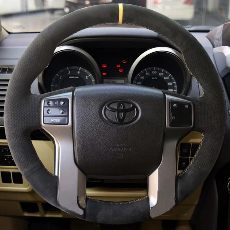 Замшевый чехол на руль автомобиля на заказ, 100% подходит для Toyota Land Cruiser Prado 2010-2017 Tundra 2014-Tacoma
Замшевый чехол на руль автомобиля на заказ, 100% подходит для Toyota Land Cruiser Prado 2010-2017 Tundra 2014-Tacoma