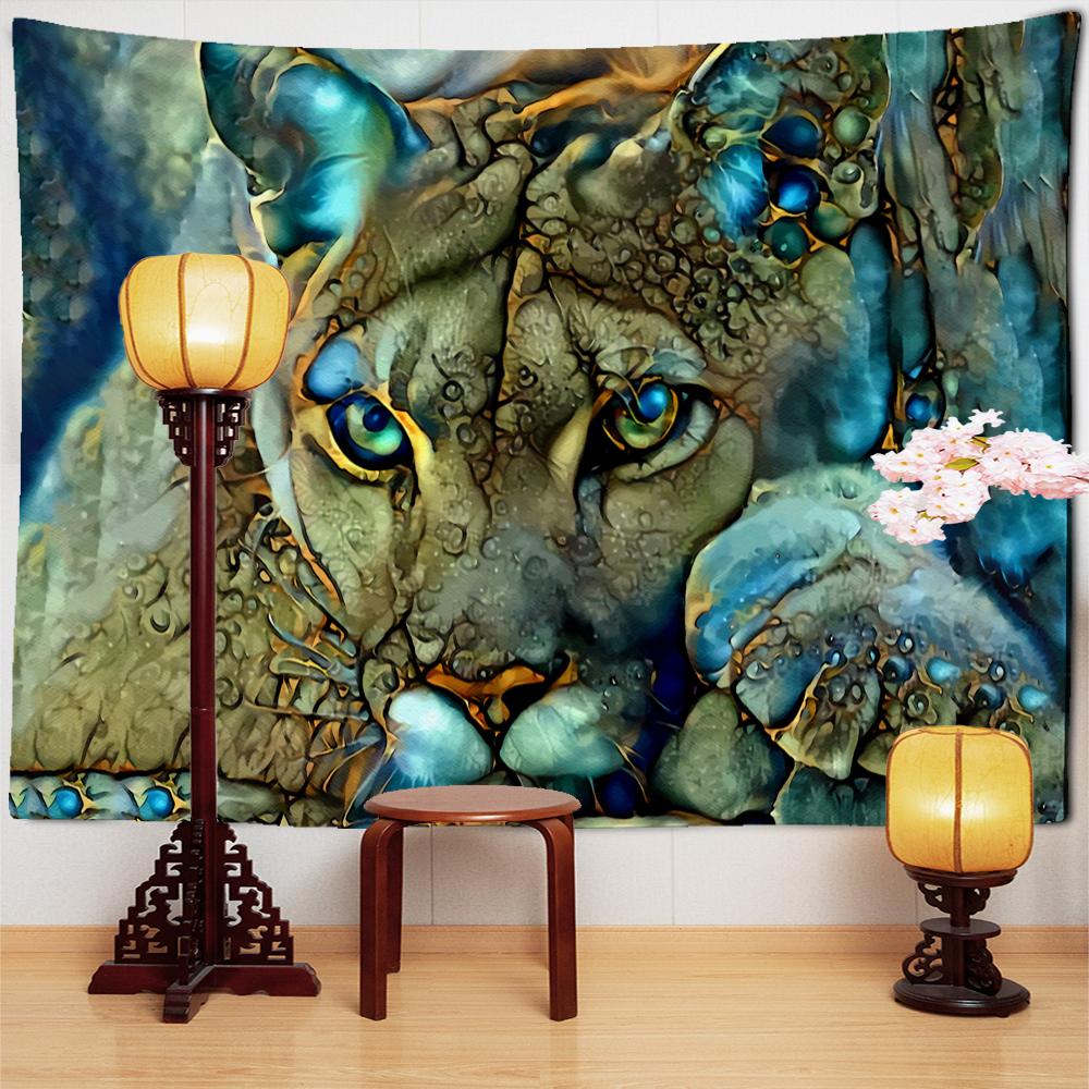 Психоделический красочный гобелен со львом, настенный гобелен, колдовство, картина маслом, богемный стиль, хиппи, тапиз, домашний декор 95x70cm
Психоделический красочный гобелен со львом, настенный гобелен, колдовство, картина маслом, богемный стиль, хиппи, тапиз, домашний декор 95x70cm