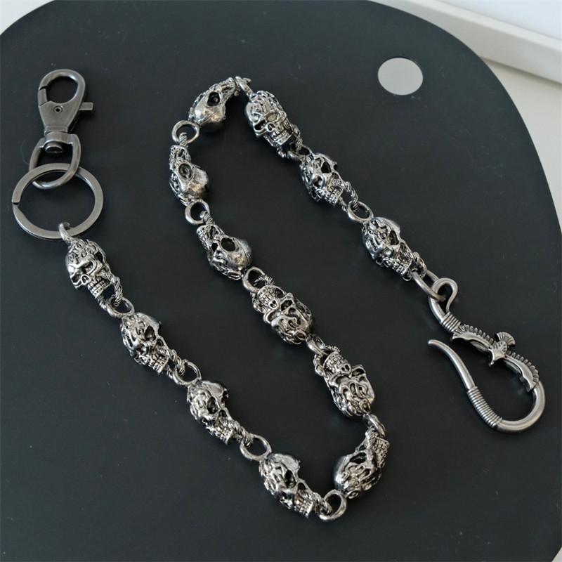 Men s Motorcyle KeyChain Jean Biker Wallet Belts Chain Skull Charm Gothic Rock Skull Pants Trousers Waist Key Men s
Men s Motorcyle KeyChain Jean Biker Wallet Belts Chain Skull Charm Gothic Rock Skull Pants Trousers Waist Key Men s