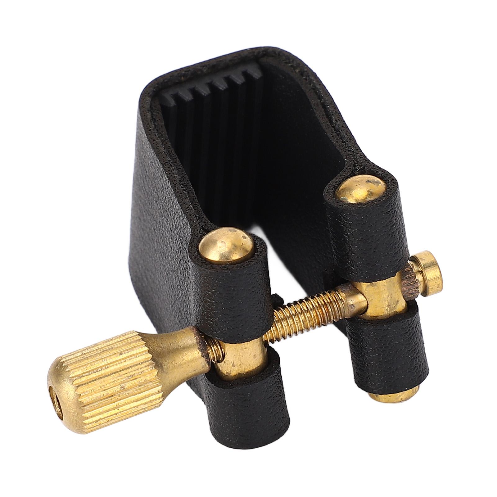 Saxophone Leather Ligature Fastener Compact Professional Replacement for Sax Mouthpiece C Type
Saxophone Leather Ligature Fastener Compact Professional Replacement for Sax Mouthpiece C Type