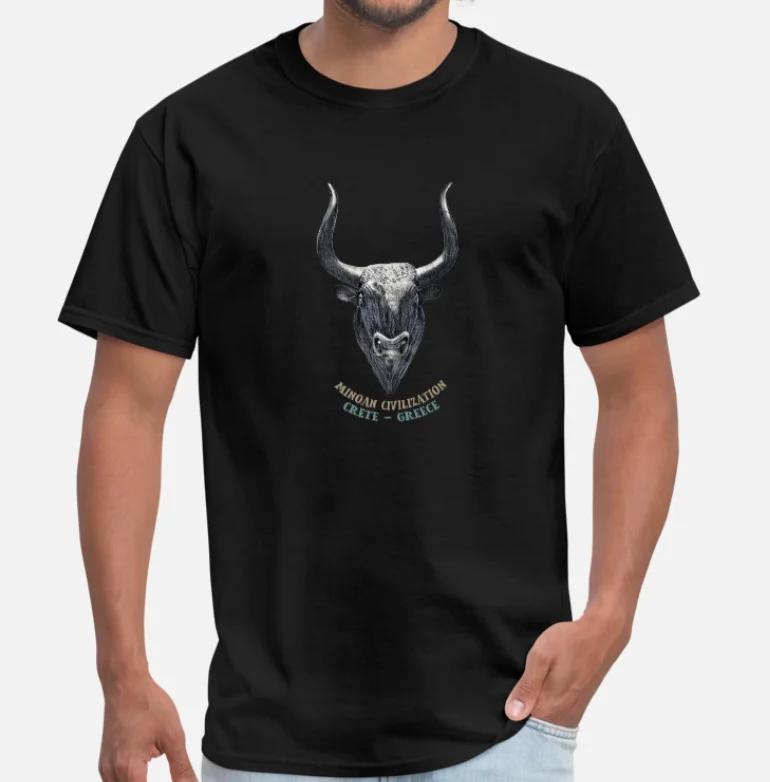 Greece Crete Minoan Civilization Bulls Head Printed T-Shirt 100% Cotton O-Neck Short Sleeve Casual Mens T-shirt Size S-3XL - ... 5XL різнокольоровий
Greece Crete Minoan Civilization Bulls Head Printed T-Shirt 100% Cotton O-Neck Short Sleeve Casual Mens T-shirt Size S-3XL - ... 5XL різнокольоровий