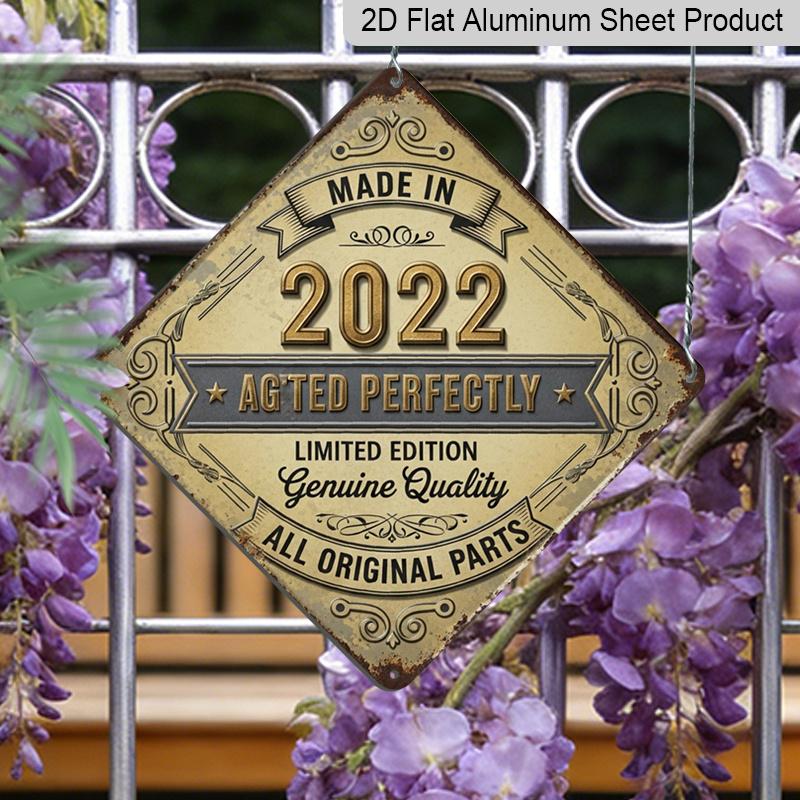 2D Flat - 1pc 2022 Retro Aluminum Sign | Vintage Wall Art, Home Decor, Housewarming Gift, Garage, Wall, Porch, Garden, Farmhouse Decor 20*20cm
2D Flat - 1pc 2022 Retro Aluminum Sign | Vintage Wall Art, Home Decor, Housewarming Gift, Garage, Wall, Porch, Garden, Farmhouse Decor 20*20cm
