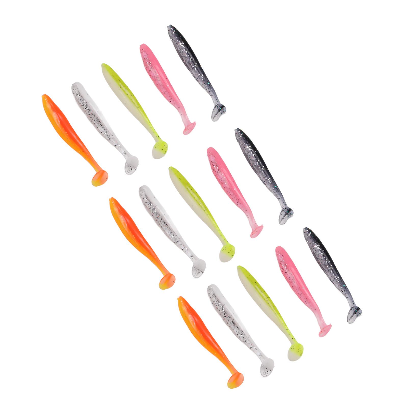 100pcs Soft Fishing Lures Lifelike Paddle Tail Fluorescent Reflection Rubber Swimbaits for Fisherman
100pcs Soft Fishing Lures Lifelike Paddle Tail Fluorescent Reflection Rubber Swimbaits for Fisherman