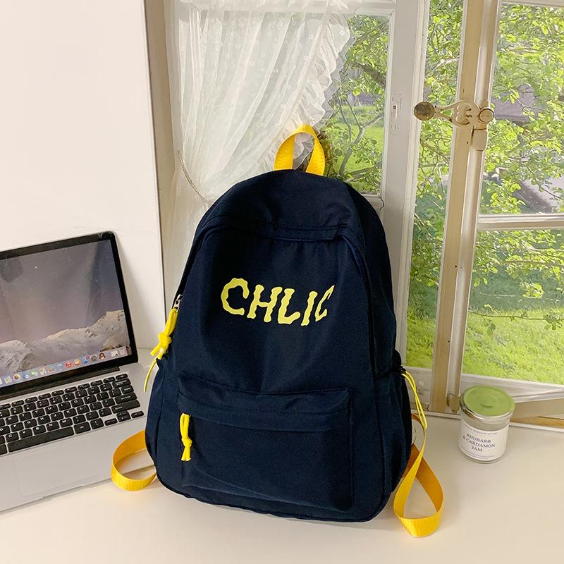 School bag style niche high-value treasure girl backpack college student simple and durable versatile backpack синий
School bag style niche high-value treasure girl backpack college student simple and durable versatile backpack синий