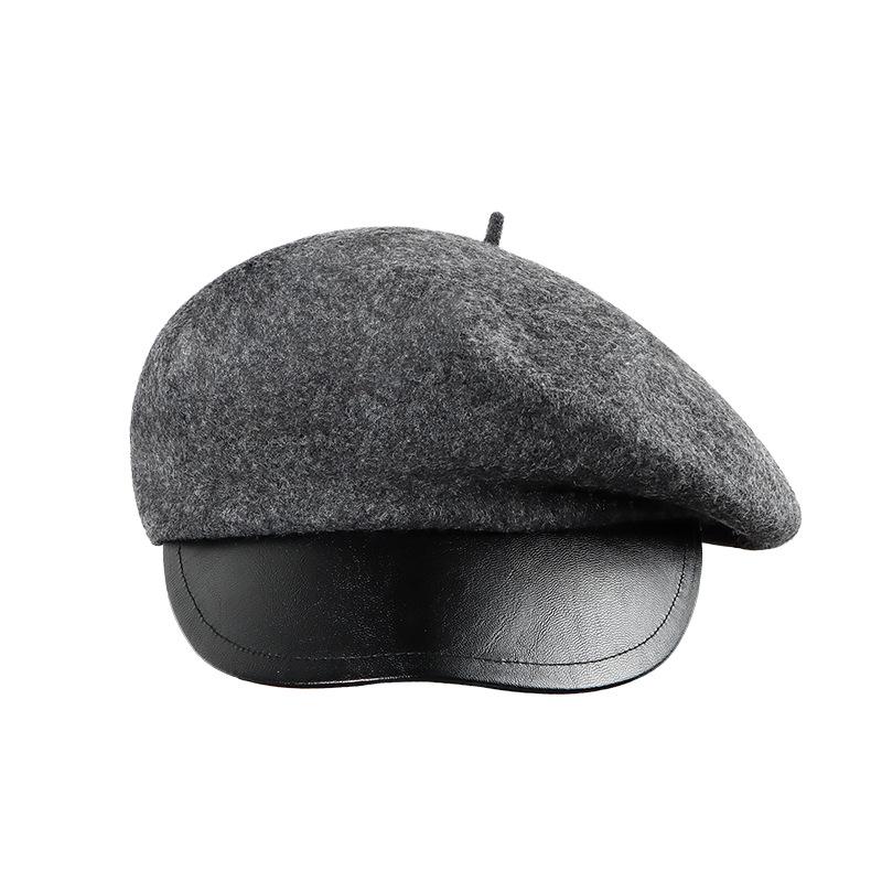 Octagon Beret Hat for Women Color Block Knit Wool Newsboy Cap Short Brim Winter Warm Retro Painter Hat M темно-сірий
Octagon Beret Hat for Women Color Block Knit Wool Newsboy Cap Short Brim Winter Warm Retro Painter Hat M темно-сірий