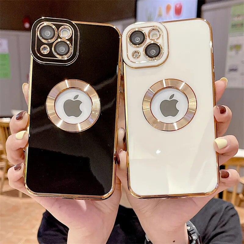 Роскошный мягкий гальванический чехол для телефона iPhone 11 12 13 14 15 Pro Max XS X XR 7 8 Plus, мини-полый силиконовый чехол 
Роскошный мягкий гальванический чехол для телефона iPhone 11 12 13 14 15 Pro Max XS X XR 7 8 Plus, мини-полый силиконовый чехол