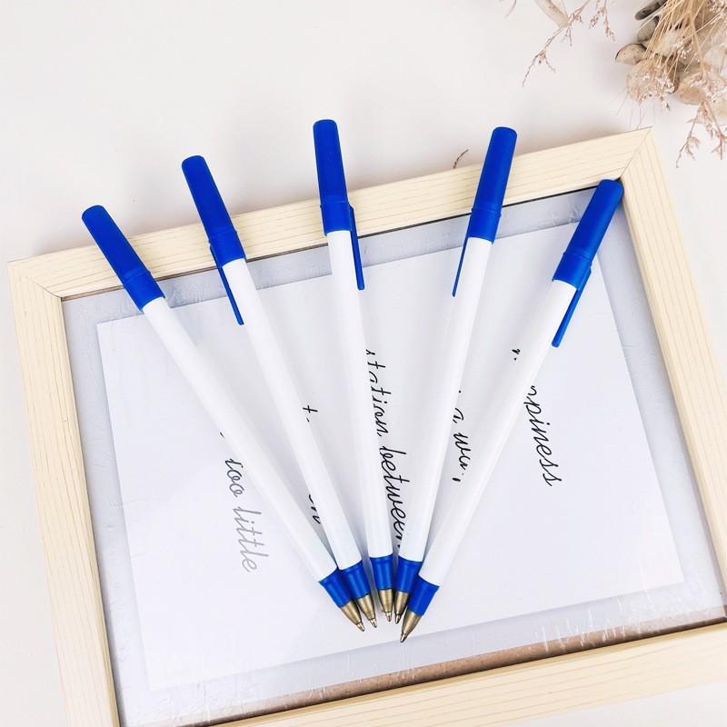 White Solid Barrel Ballpoint Pen with Anti-Slip Grip for Office and Study Bullet 1.0
White Solid Barrel Ballpoint Pen with Anti-Slip Grip for Office and Study Bullet 1.0