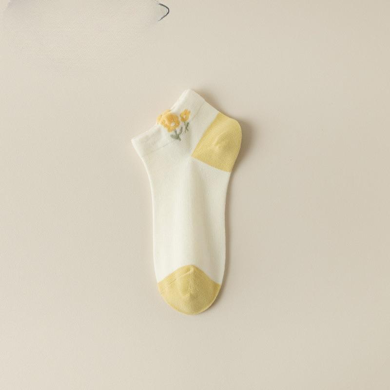 Cotton Socks - Summer Lightweight Short Socks Made of Pure Cotton, with Antibacterial and Deodorizing Properties, Featuring Tulip Lace Design. 1 pair
Cotton Socks - Summer Lightweight Short Socks Made of Pure Cotton, with Antibacterial and Deodorizing Properties, Featuring Tulip Lace Design. 1 pair