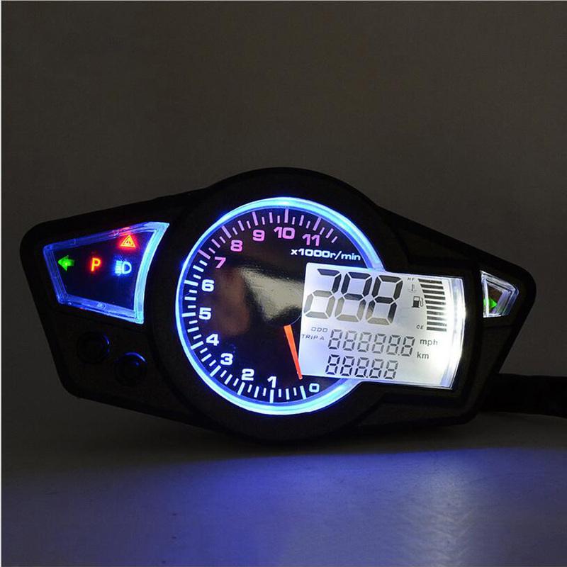 11000 rpm 12V LCD Digital Speedometer Tachometer Odometer Motorcycle Km/h Backlight for all motorcycle
11000 rpm 12V LCD Digital Speedometer Tachometer Odometer Motorcycle Km/h Backlight for all motorcycle