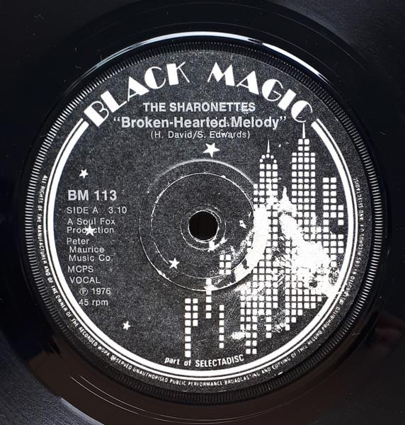 7inch Record SHARONETTES - Broken-Hearted Melody BM113 Black Magic 1976 UK Soul/Funk Used
7inch Record SHARONETTES - Broken-Hearted Melody BM113 Black Magic 1976 UK Soul/Funk Used