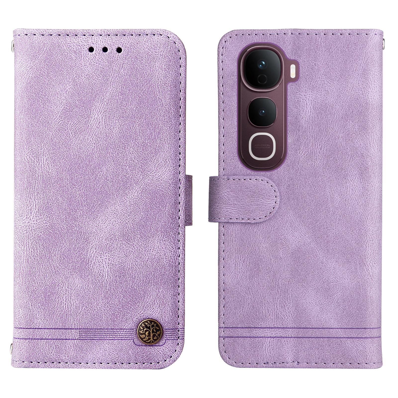 For vivo Y400 Pro 5G/vivo V40e 5G Leather Wallet Cases Skin Touch Phone Cover Stand with Strap Purple
For vivo Y400 Pro 5G/vivo V40e 5G Leather Wallet Cases Skin Touch Phone Cover Stand with Strap Purple