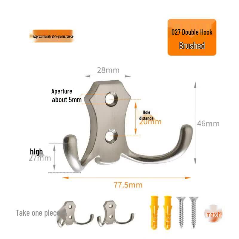 Rong Yu Multi-Purpose Double Hooks
Rong Yu Multi-Purpose Double Hooks