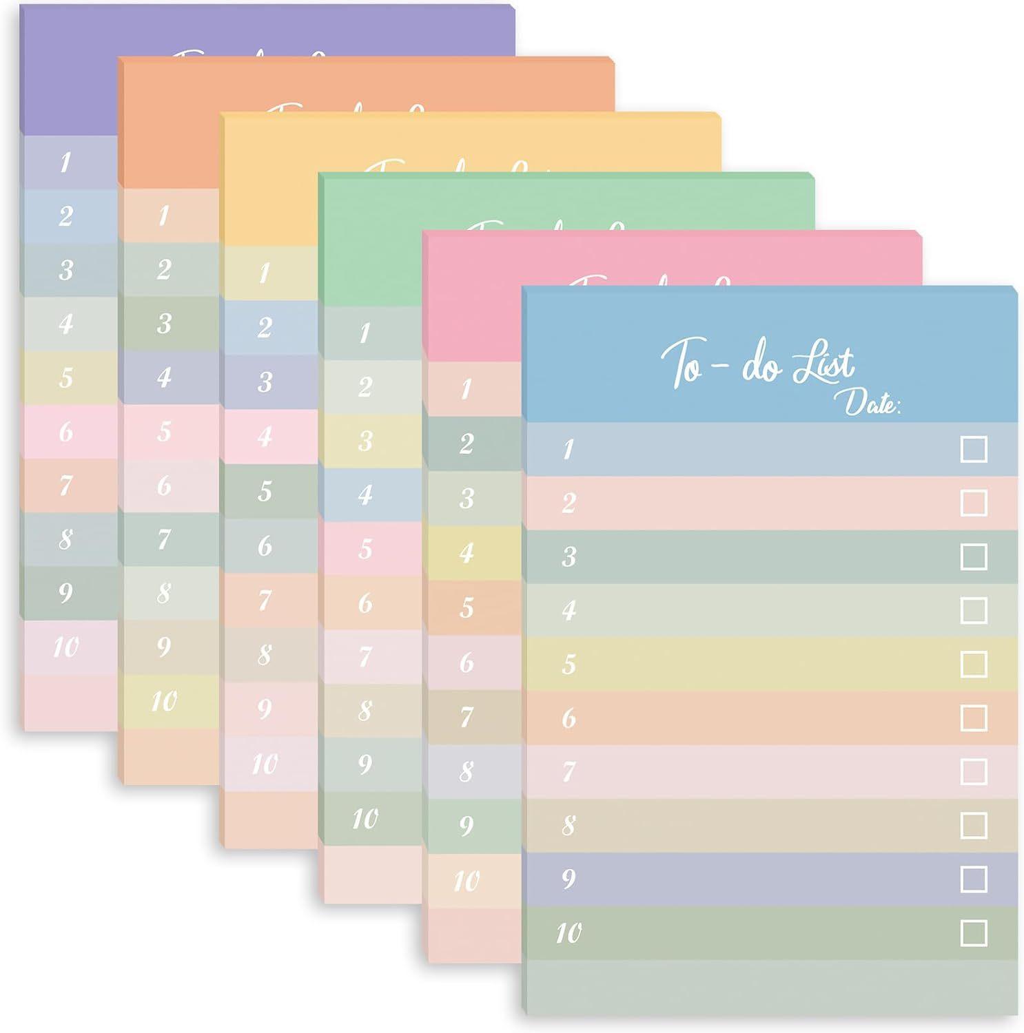 4-Pack To Do List Notepad Sticky Notes Planner Pastel Daily Task List Pads for Office School Home Organization
4-Pack To Do List Notepad Sticky Notes Planner Pastel Daily Task List Pads for Office School Home Organization