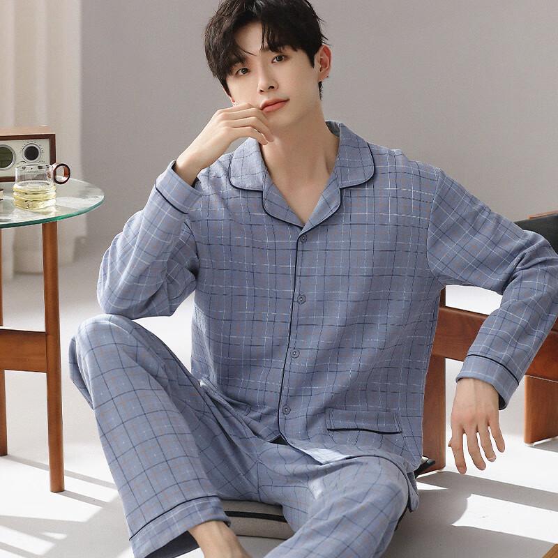Mi Ling Men s Plaid Long-Sleeve Loungewear Set L
Mi Ling Men s Plaid Long-Sleeve Loungewear Set L