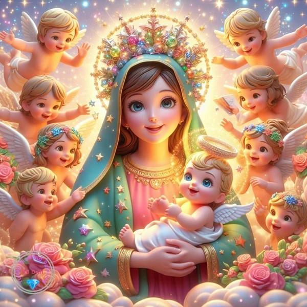 Алмазна вишивка 5d Діва Марія Мозаїка Домашній декор Ікона Троянда Алмазна живопис Новий Портрет Релігійні Стрази Round 40x40cm
Алмазна вишивка 5d Діва Марія Мозаїка Домашній декор Ікона Троянда Алмазна живопис Новий Портрет Релігійні Стрази Round 40x40cm