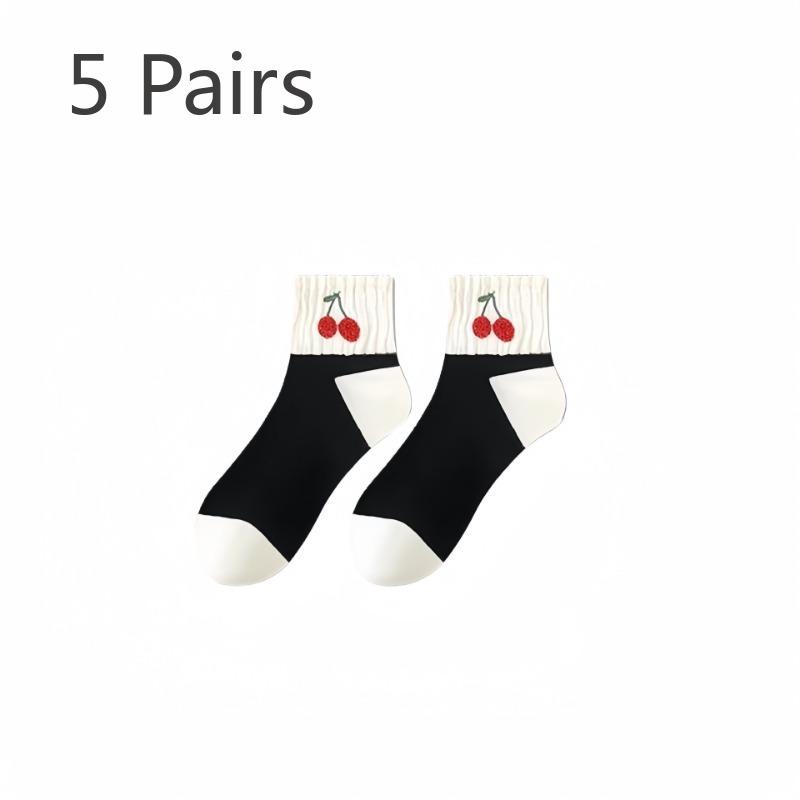 5 пар женских весенних и осенних носков из чистого хлопка с дезодорирующим эффектом, новые милые спортивные носки в иностранном стиле 5 Pairs чёрный
5 пар женских весенних и осенних носков из чистого хлопка с дезодорирующим эффектом, новые милые спортивные носки в иностранном стиле 5 Pairs чёрный