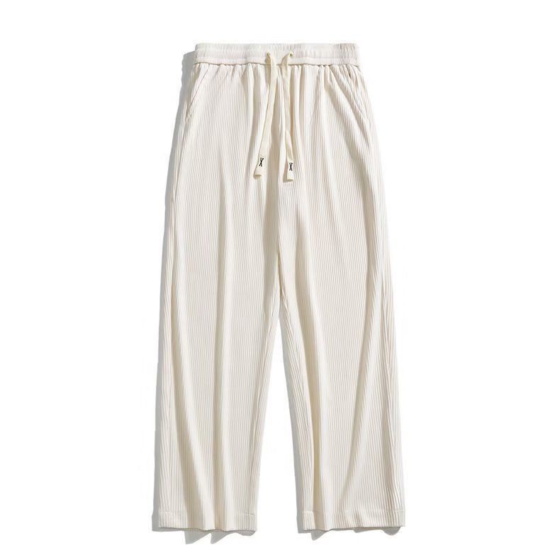 Полосатые брюки Ice Silk для мужчин, летний тонкий дизайн, прямой крой, свободные и широкие брюки, летние универсальные спортивные и повседневные брюки 3XL белый
Полосатые брюки Ice Silk для мужчин, летний тонкий дизайн, прямой крой, свободные и широкие брюки, летние универсальные спортивные и повседневные брюки 3XL белый