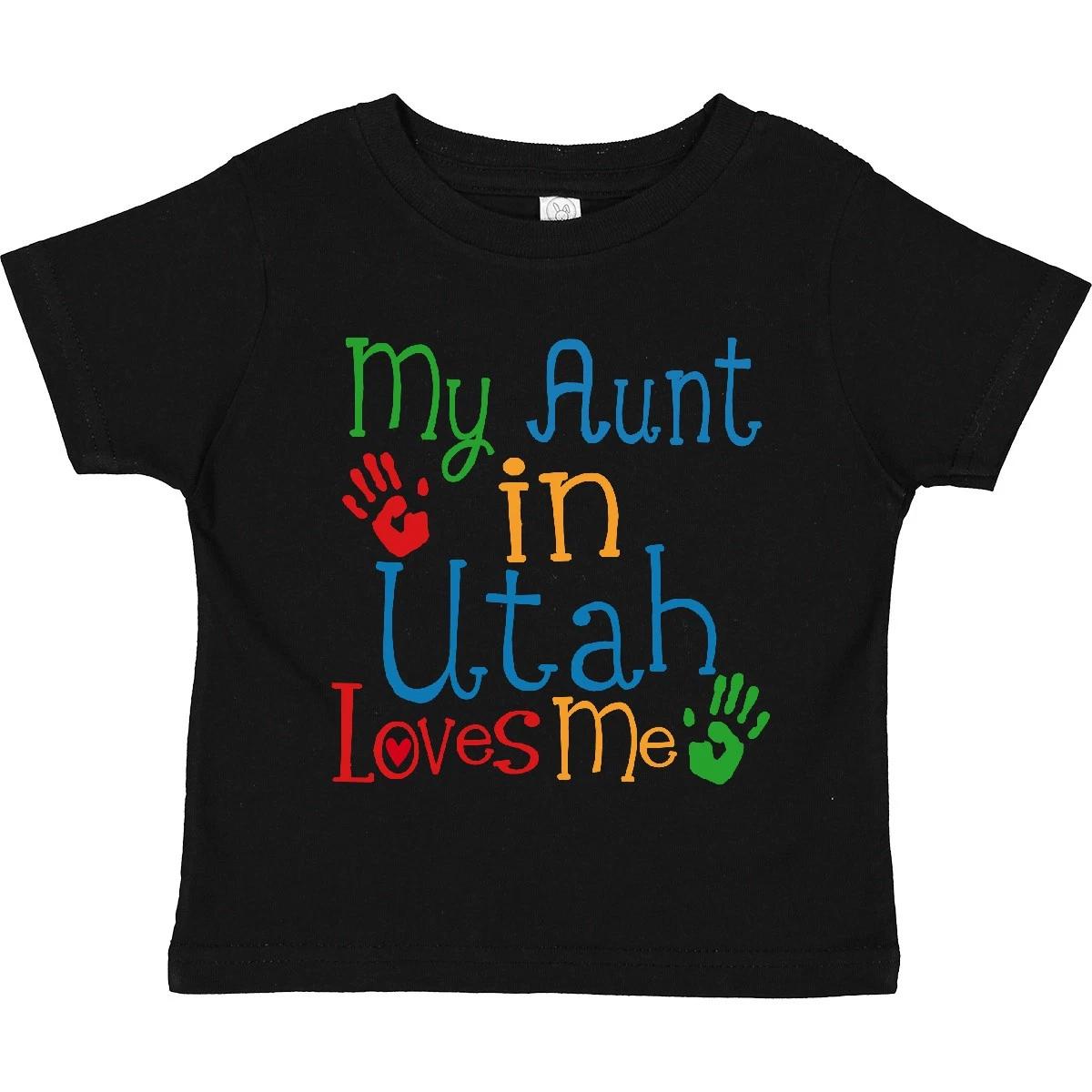Inktastic My Aunt In Utah Loves Me Toddler kids boys T-Shirt Auntie From Childs Boys Girls 110
Inktastic My Aunt In Utah Loves Me Toddler kids boys T-Shirt Auntie From Childs Boys Girls 110