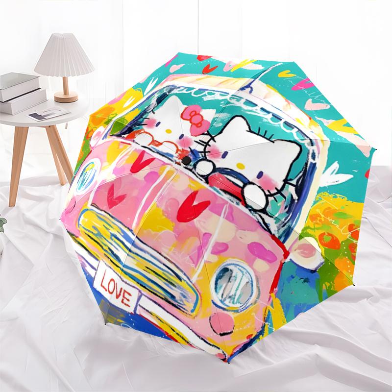 1pc Hello Kitty Heart Print Umbrella - Automatic Opening & Closing, Foldable Design, Outdoor Use, Festival Gift, Suitable for Fans, Travel, Daily Use,
1pc Hello Kitty Heart Print Umbrella - Automatic Opening & Closing, Foldable Design, Outdoor Use, Festival Gift, Suitable for Fans, Travel, Daily Use,