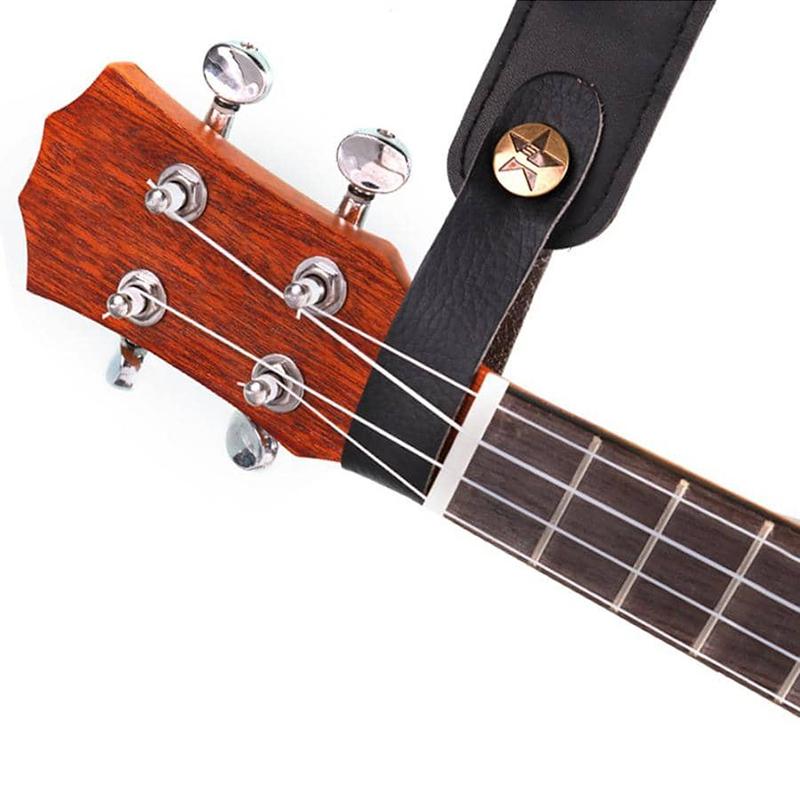 Guitar Headband Removable Steel-string Acoustic Guitar Bass Electric Guitar Head Fixing Belt Buckle Strap Accessories TMZ чорний
Guitar Headband Removable Steel-string Acoustic Guitar Bass Electric Guitar Head Fixing Belt Buckle Strap Accessories TMZ чорний