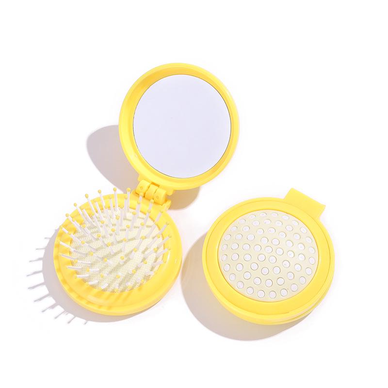 Многофункциональное складное дорожное зеркало-расческа – Компактное и незаменимое для сумочек для прогулок для девочек жёлтый
Многофункциональное складное дорожное зеркало-расческа – Компактное и незаменимое для сумочек для прогулок для девочек жёлтый