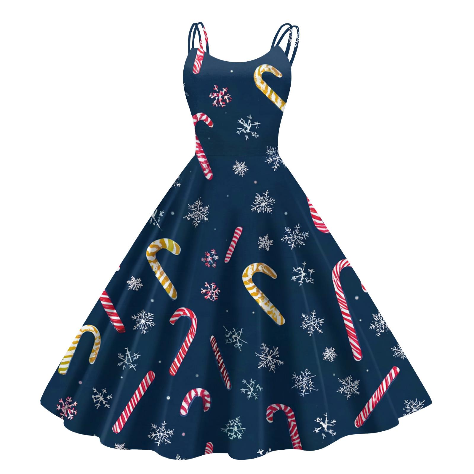 Женское модное повседневное платье с рождественским принтом, сексуальное с открытыми плечами, в стиле панк, ретро XXL
Женское модное повседневное платье с рождественским принтом, сексуальное с открытыми плечами, в стиле панк, ретро XXL