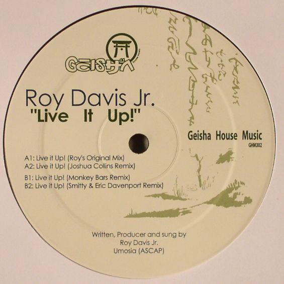 12inch Record ROY DAVIS JR. - Live It Up! GHM302 Geisha House Mu 2004 US Dance & Electronica Used
12inch Record ROY DAVIS JR. - Live It Up! GHM302 Geisha House Mu 2004 US Dance & Electronica Used