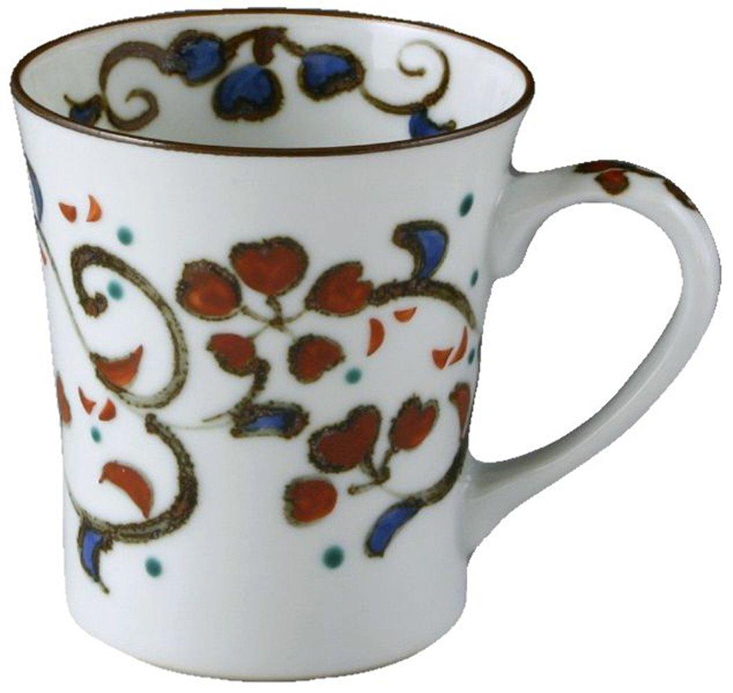 Kyoto-yaki, Kiyomizu-yaki, Toyu-gama Mug, Floral Arabesque (Red), cth599-02
Kyoto-yaki, Kiyomizu-yaki, Toyu-gama Mug, Floral Arabesque (Red), cth599-02