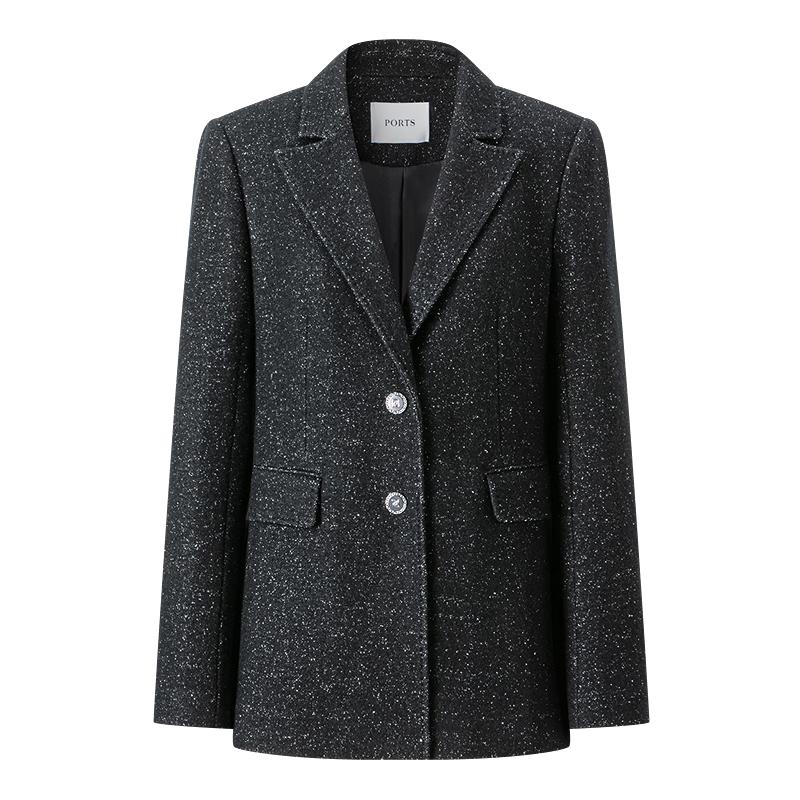 PORTS Женский 2025 Осень Черный Узорчатый Блейзер из Шерстяной Смеси M (6)
PORTS Женский 2025 Осень Черный Узорчатый Блейзер из Шерстяной Смеси M (6)