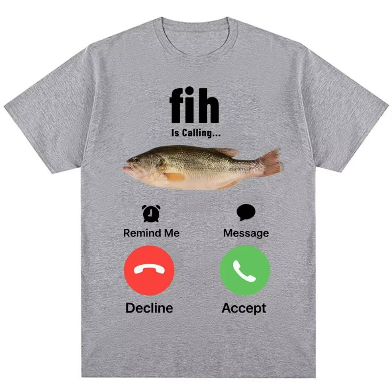 Fashion Fih Is Calling Meme T-shirt Humor Funny Men Women High Quality T Shirts Summer Cotton Casual Short Sleeve 3XL
Fashion Fih Is Calling Meme T-shirt Humor Funny Men Women High Quality T Shirts Summer Cotton Casual Short Sleeve 3XL