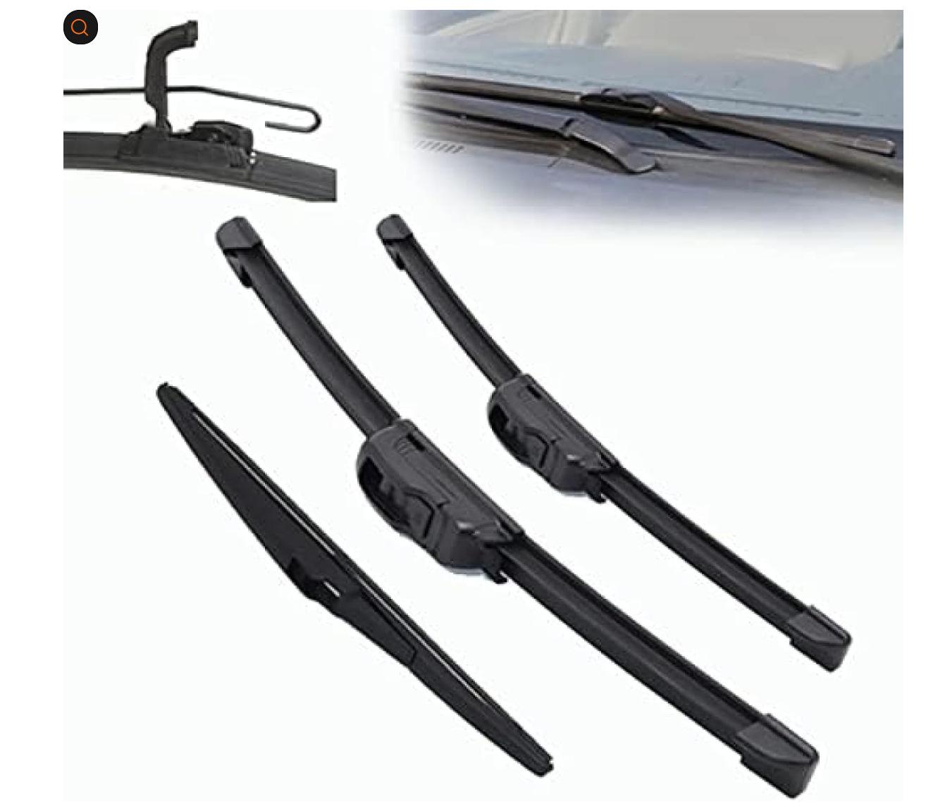 Suitable for car front and rear windshield wiper blades Mitsubishi Space Star 12-17 Space Star wipers Space Star 22 inches + 14 inches + 12 inches
Suitable for car front and rear windshield wiper blades Mitsubishi Space Star 12-17 Space Star wipers Space Star 22 inches + 14 inches + 12 inches