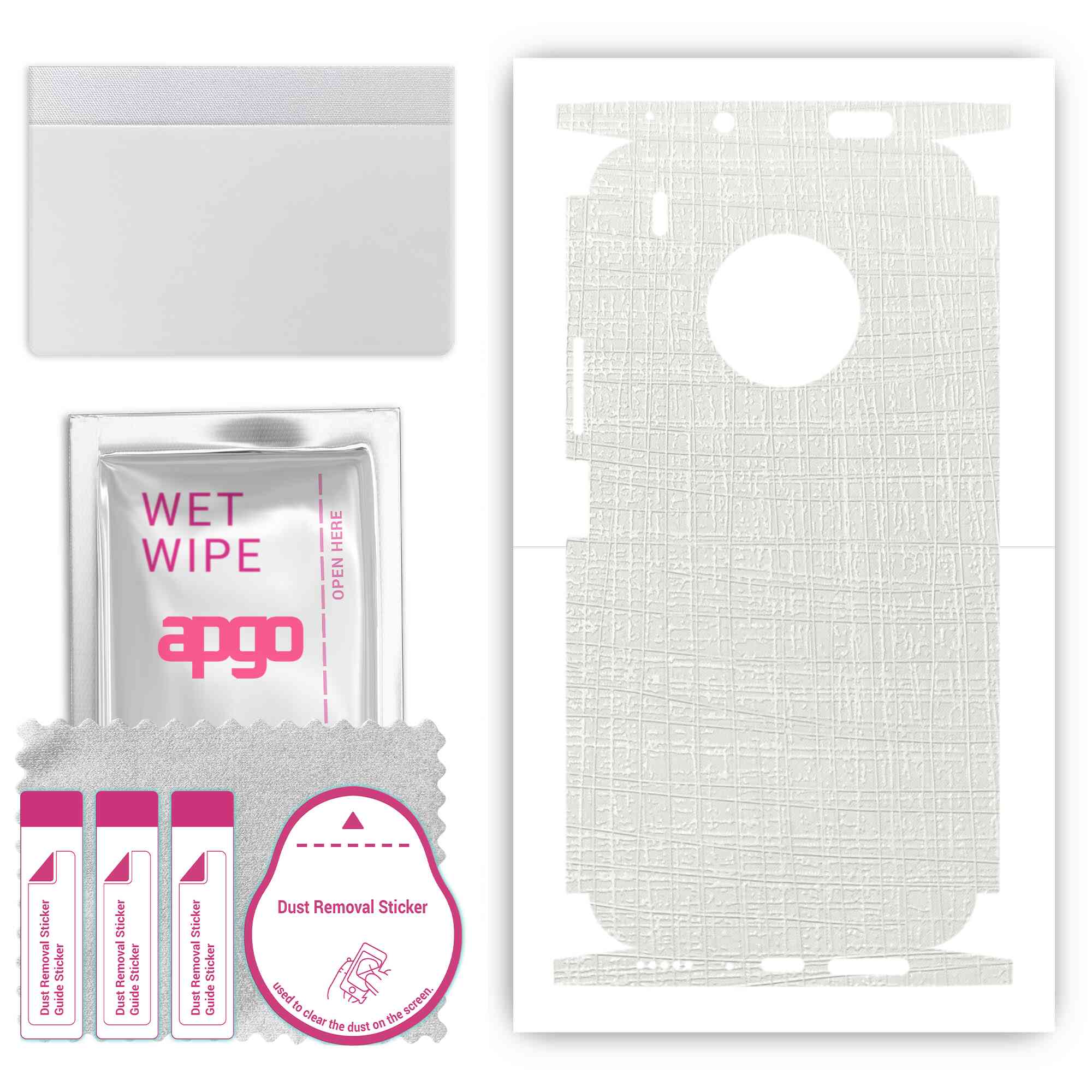 apgo Protective Skin Sticker for the back+sides compatible with Huawei Y9a, Full Wrap Film, Foil, Vinyl - Pattern White Fabric
apgo Protective Skin Sticker for the back+sides compatible with Huawei Y9a, Full Wrap Film, Foil, Vinyl - Pattern White Fabric